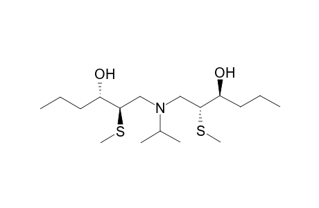 (+-)Bis-N,N-((2'R,3'S)-2'-Methylthio-3'-hydrohexyl]-2-propylamine