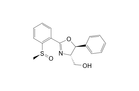 (4S,5S,Rs)-4-Hydroxymethyl-5-phenyl-2-[2-(methylsulfanyl)phenyl]-4,5-dihydro-1,3-oxazole