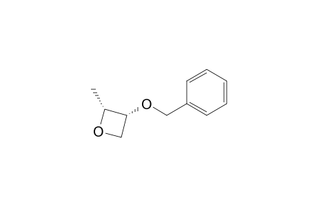 Oxetane, 2-methyl-3-(phenylmethoxy)-, cis-