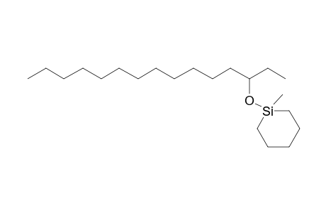 1-[(1-Ethyltridecyl)oxy]-1-methylsilinane