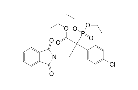 Ethyl 2-(4-chlorophenyl)-2-diethoxyphosphinyl-3-phthalimidopropanoate