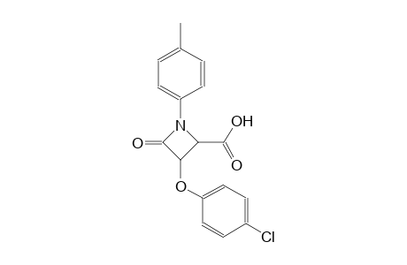 2-azetidinecarboxylic acid, 3-(4-chlorophenoxy)-1-(4-methylphenyl)-4-oxo-