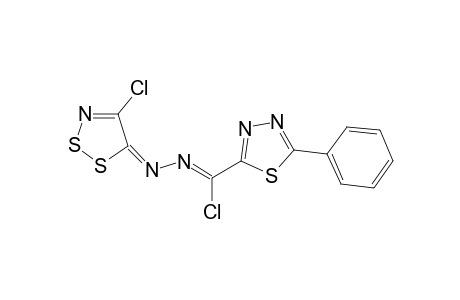 3-Chloro-1-(4-chloro-5H-1,2,3-thiazol-5-ylidene)-3-(2-phenyl-1,3,4-thiadiazol-5-yl)-1,2-diazaprop-2-ene