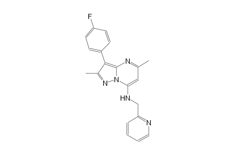 pyrazolo[1,5-a]pyrimidin-7-amine, 3-(4-fluorophenyl)-2,5-dimethyl-N-(2-pyridinylmethyl)-