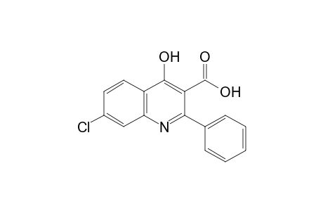 7-chloro-4-hydroxy-2-phenyl-3-quinolinecarboxylic acid
