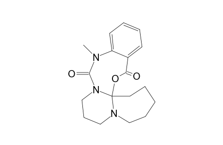 2,3,4,5,8,9-HEXAHYDRO-12-METHYL-1H,7H,11H-AZEPEINO-[2',1':2,3]-PYRIMIDO-[1,2-C]-[5,1,3]-BENZOOXADIAZOCIN-11,17-(12H)-DIONE