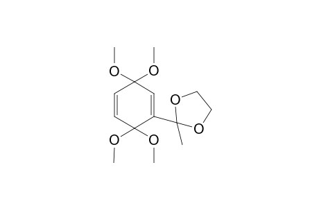 1-[2'-(2"-Methyl-1",3"-dioxolanyl)]-3,3,6,6-tetramethoxy-1,4-cyclohexadiene