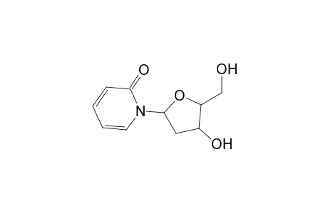 2(1H)-Pyridinone, 1-(2-deoxy-.beta.-D-erythro-pentofuranosyl)-