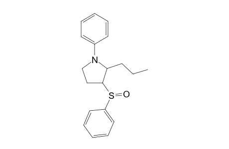 1-Phenyl-3-phenylsulfinyl-2-propylpyrrolidine