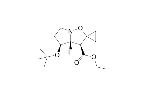 Ethyl (3'S,3a'R,4'S)-4'-tert-Butyloxytetrahydro-3'H-spiro[cyclopropane-1,2'-pyrrolo[1,2-b]isoxazole]-3'-carboxylate