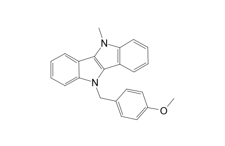 5-Methyl-10-(4-methoxybenzyl)-5,10-dihydroindolo[3,2-b]-indole
