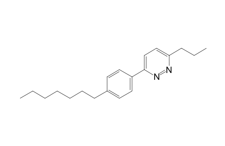 3-(p-heptylphenyl)-6-propylpyridazine