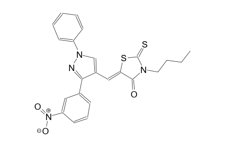 4-thiazolidinone, 3-butyl-5-[[3-(3-nitrophenyl)-1-phenyl-1H-pyrazol-4-yl]methylene]-2-thioxo-, (5Z)-