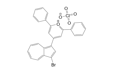 4-(3-BROMO-AZULEN-1-YL)-2,6-DIPHENYL-PYRANYLIUM-PERCHLORATE;(RN=R=H;X=BR)