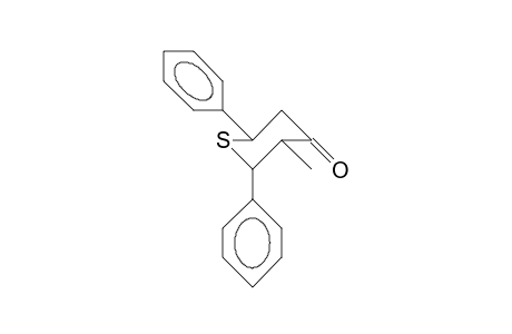 1-Thia-2E,6E-diphenyl-3E-methyl-4-cyclohexanone