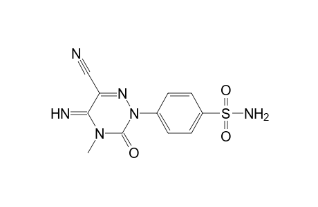 Benzenesulfonamide, 4-(6-cyano-4,5-dihydro-5-imino-4-methyl-3-oxo-1,3,5-triazin-2(3H)-yl) -