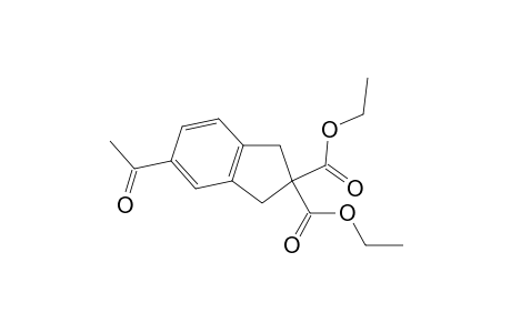 5-acetyl-1,3-dihydroindene-2,2-dicarboxylic acid diethyl ester