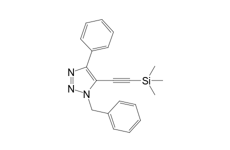 2-(3-benzyl-5-phenyl-triazol-4-yl)ethynyl-trimethyl-silane