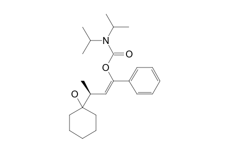 3-(1-HYDROXYCYCLOHEXYL)-1-PHENYLBUT-1-ENYL-(R,Z)-N,N-DIISOPROPYLCARBAMATE