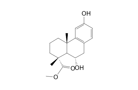 Methy 6.alpha.,12-Dihydroxypodocarpa-8,11,13-trien-19-oate