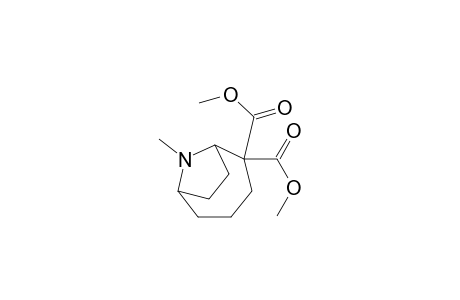 9-Azabicyclo[4.2.1]nonane-2,2-dicarboxylic acid, 9-methyl-, dimethyl ester