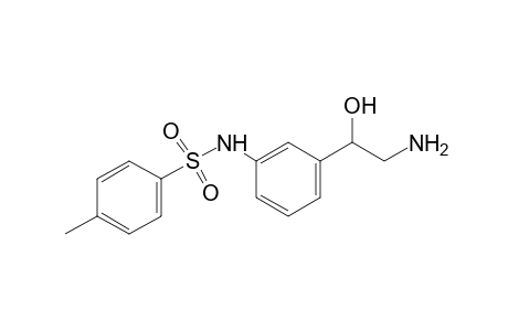 3'-(2-amino-1-hydroxyethyl)-p-toluenesulfonanilide