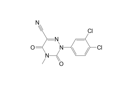 1,2,4-Triazine-6-carbonitrile, 2-(3,4-dichlorophenyl)-2,3,4,5-tetrahydro-4-methyl-3,5-dioxo-