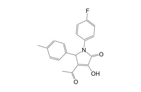 2H-pyrrol-2-one, 4-acetyl-1-(4-fluorophenyl)-1,5-dihydro-3-hydroxy-5-(4-methylphenyl)-