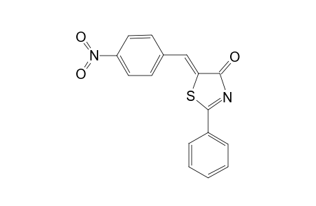 Thiazol-4(5H)-one, 5-(4-nitrobenzylideno)-2-phenyl-