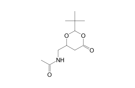 N-[(2-tert-Butyl-6-oxo-1,3-dioxan-4-yl)methyl]acetamide