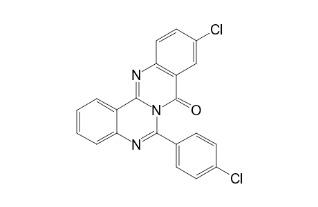 2-(4'-Chlorophenyl)-6'-chloroquinazolino[4,3-b]quinazolin-5-one