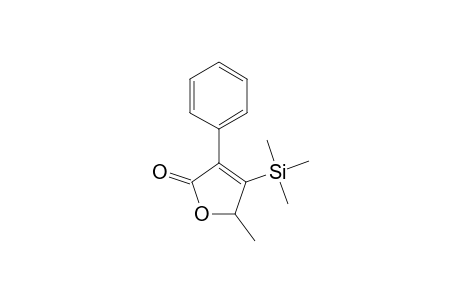 2(5H)-Furanone, 5-methyl-3-phenyl-4-(trimethylsilyl)-