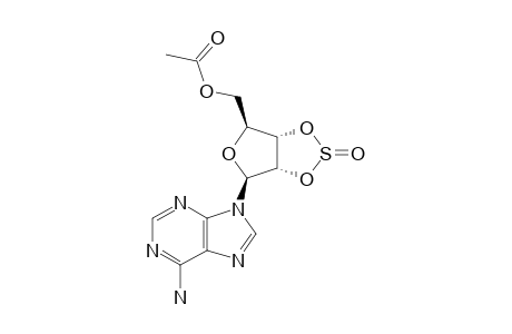 5'-O-ACETYL-2',3'-O-SULFINYLADENOSINE;ENDO_DIASTEREOMER