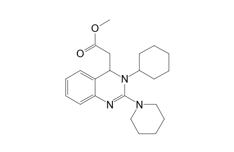 Methyl 3-cyclohexyl-dihydropiperidino[2,3-b]quinazoline-4-acetate