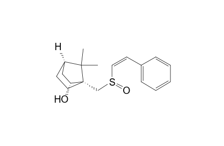 Bicyclo[2.2.1]heptan-2-ol, 7,7-dimethyl-1-[[(2-phenylethenyl)sulfinyl]methyl]-, [1S-[1.alpha.[S*(Z)],2.beta.,4.beta.]]-