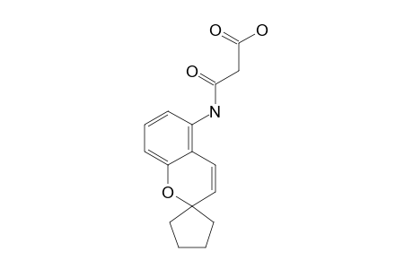 N-[SPIRO-(2H-BENZO-[B]-PYRANO-2,1'-CYCLOPENTAN-5-YL)]-MALONAMIDE