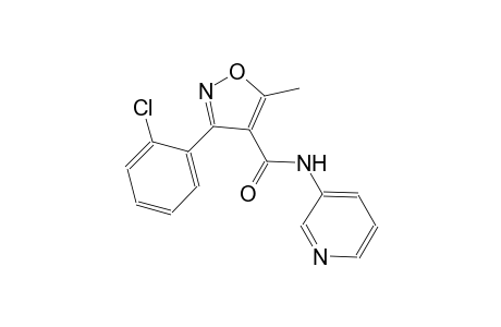 3-(2-chlorophenyl)-5-methyl-N-(3-pyridinyl)-4-isoxazolecarboxamide