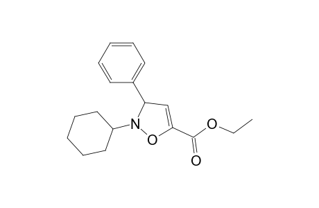 5-Isoxazolecarboxylic acid, 2-cyclohexyl-2,3-dihydro-3-phenyl-, ethyl ester