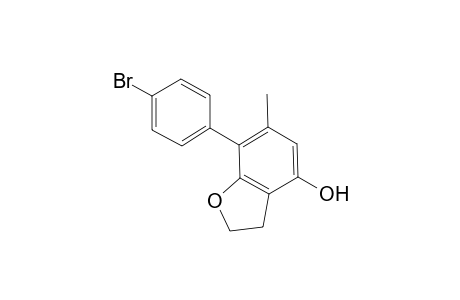 7-(4-Bromophenyl)-6-methyl-2,3-dihydrobenzofuran-4-ol