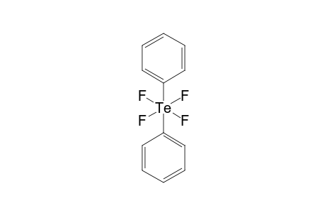 (trans)-Tetrafluoro-diphenyl-.lambda.6-Tellane