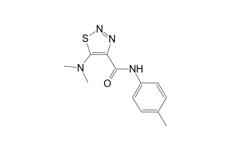 1,2,3-Thiadiazole-4-carboxamide, N-(4-tolyl)-5-dimetylamino-
