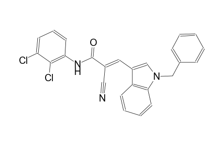 (2E)-3-(1-benzyl-1H-indol-3-yl)-2-cyano-N-(2,3-dichlorophenyl)-2-propenamide