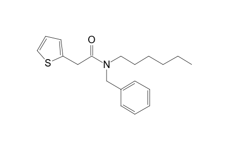 Acetamide, 2-(2-thiophenyl)-N-benzyl-N-hexyl-