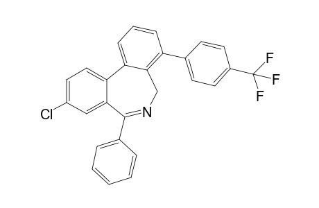 3-Chloranyl-5-phenyl-8-[4-(trifluoromethyl)phenyl]-7H-benzo[d][2]benzazepine