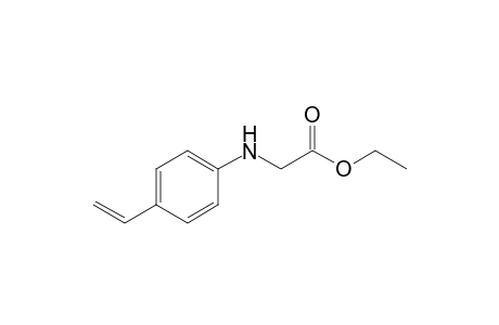 (E)-Ethyl 2-(4-vinylphenylamino)acetate