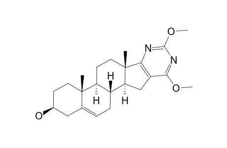 2',6'-DIMETHOXY-PYRIMIDO-[5',4':16,17]-ANDROST-5-EN-3-BETA-OL