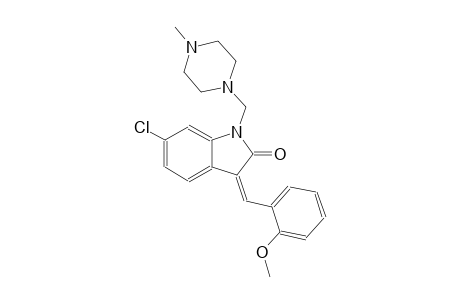 2H-indol-2-one, 6-chloro-1,3-dihydro-3-[(2-methoxyphenyl)methylene]-1-[(4-methyl-1-piperazinyl)methyl]-, (3Z)-