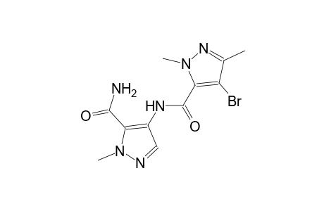 N-[5-(aminocarbonyl)-1-methyl-1H-pyrazol-4-yl]-4-bromo-1,3-dimethyl-1H-pyrazole-5-carboxamide