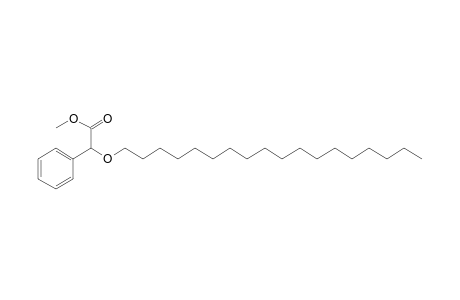 Benzeneacetic acid, .alpha.-(octadecyloxy)-, methyl ester, (.+-.)-