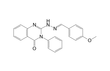 4-Methoxybenzaldehyde N-(3-phenyl-4-oxoquinazolin-2-yl)-hydrazone
